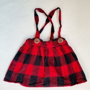 Indigo Soul Kids Buffalo Plaid Skirt